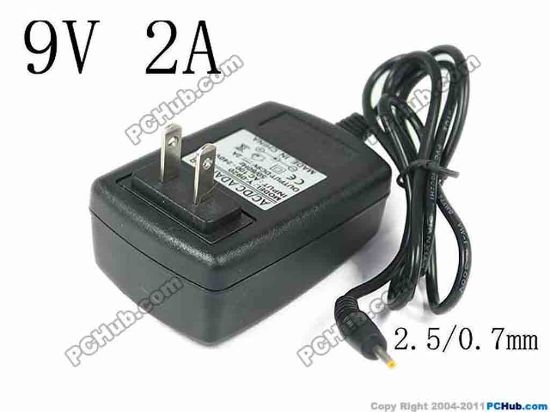 147048 PCH OEM Power AC Adapter - Compatible Y-0920, 9V 2A, Barrel 2.5/0.7mm, New PCH OEM Power AC Adapter - Compatible 
