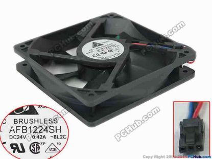147059 Delta Electronics AFB1224SH Server - Square Fan AFB1224SH, -8L2C Delta Electronics AFB1224SH Server - Square Fan