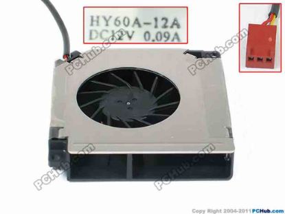 147097 SEPA HY60A-12A Server - Blower Fan DC 12V 0.09A, 60x60x12mm SEPA HY60A-12A Server - Blower Fan