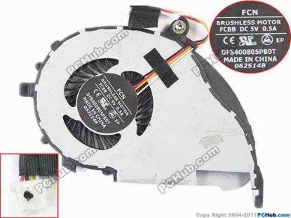 147109 Forcecon DFS400805PB0T Cooling Fan  DFS400805PB0T, FCBB Forcecon DFS400805PB0T Cooling Fan