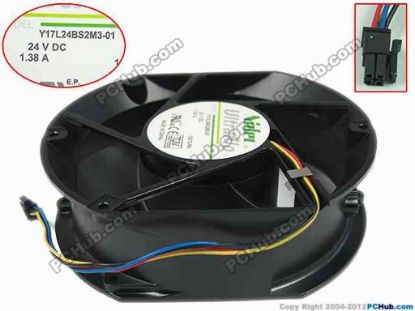 147374 Nidec Y17L24BS2M3-01 Server - Square Fan dia172x150x51mm, 4-wire, 24V 1.38A Nidec Y17L24BS2M3-01 Server - Square Fan 