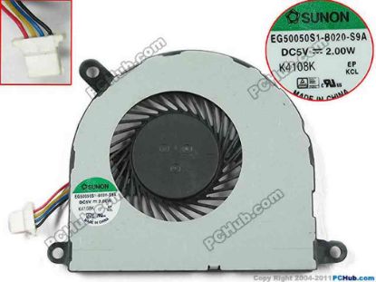147909 SUNON EG50050S1-B020-S9A Cooling Fan  EG50050S1-B020-S9A SUNON EG50050S1-B020-S9A Cooling Fan  