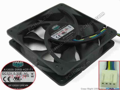 149544 Cooler Master A12025-20RB-4CP-F1 Server - Square Fan A12025-20RB-4CP-F1 Cooler Master A12025-20RB-4CP-F1 Server - Square Fan