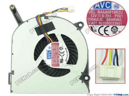 149568 AVC BAAA0818R2U Cooling Fan  BAAA0818R2U, P001 AVC BAAA0818R2U Cooling Fan  