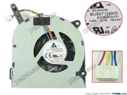 149569 Delta Electronics BUB0712HHD Cooling Fan  BUB0712HHD, -CL1B, 6033B0034101 Delta Electronics BUB0712HHD Cooling Fan  