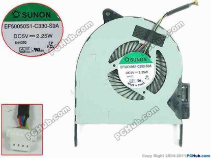150493 SUNON EF50050S1-C330-S9A Cooling Fan  DC 5V 2.25W SUNON EF50050S1-C330-S9A Cooling Fan  