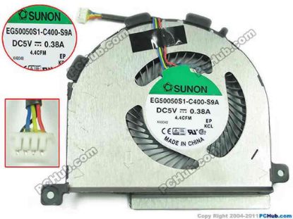 150516 SUNON EG50050S1-C400-S9A Cooling Fan  DC28000EFSL SUNON EG50050S1-C400-S9A Cooling Fan  