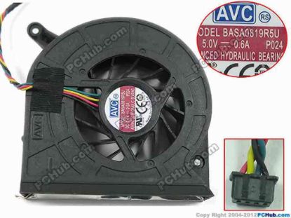 150616 AVC BASA0819R5U Cooling Fan  BASA0819R5U, P024, DC5V 0.60A, Bare Fan AVC BASA0819R5U Cooling Fan  