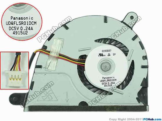 154033 Panasonic UDQFLSR01DCM Cooling Fan  DC 5V 0.24A Bare Fan, DC28000E4P0 Panasonic UDQFLSR01DCM Cooling Fan  75