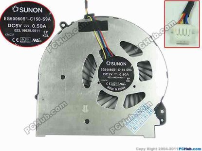 154094 SUNON EG50060S1-C150-S9A Cooling Fan  DC 5V 0.50A Bare Fan SUNON EG50060S1-C150-S9A Cooling Fan  