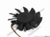 154684 Power Logic PLA07010S12HH Server - Frameless / GPU Fan 12V 0.50A, W30x3x4, D65x10, Black Power Logic PLA07010S12HH Server - Frameless / GPU Fan 