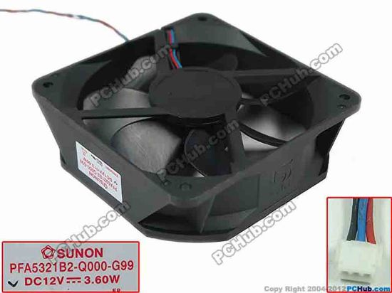 154902 SUNON PFA5321B2-Q000-G99 Server - Square Fan PFA5321B2-Q000-G99 SUNON PFA5321B2-Q000-G99 Server - Square Fan 