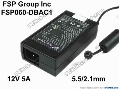 157064 FSP Group Inc FSP060-DBAC1 AC Adapter - NEW Original 12V 5A, 5.5/2.1mm, C14, New FSP Group Inc FSP060-DBAC1 AC Adapter - NEW Original 