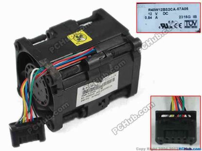 157178 Nidec R40W12BS2CA-57A05 Server - Square Fan R40W12BS2CA-57A05, 43V6928, 43V6929 Nidec R40W12BS2CA-57A05 Server - Square Fan 