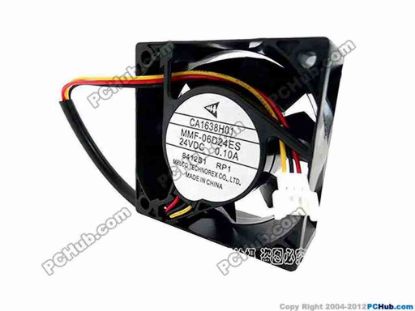 157215 Other Brands MMF-06D24ES Server - Square Fan -RP1, sq60x60x25mm, w60x3x3,  DC 24V 0.10A Other Brands MMF-06D24ES Server - Square Fan 