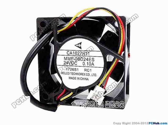 157227 Other Brands MMF-06D24ES Server - Square Fan -RC1, sq60x60x25mm, 3-wire, DC 24V 0.10A Other Brands MMF-06D24ES Server - Square Fan 