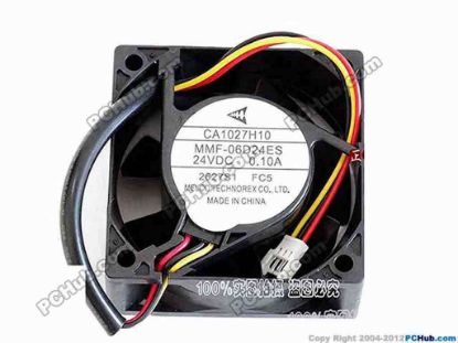 157228 Other Brands MMF-06D24ES Server - Square Fan -FC5, sq60x60x25mm, w80x3x3, DC 24V 0.10A Other Brands MMF-06D24ES Server - Square Fan 