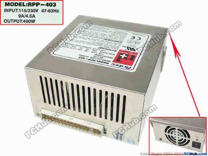 166547 Antec RPP-403 Server - Power Supply 400W, RPP-403 Antec RPP-403 Server - Power Supply 