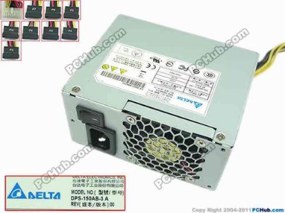 166753 Delta Electronics DPS-150AB-3 Server - Power Supply 150W, DPS-150AB-3 A, ATX Delta Electronics DPS-150AB-3 Server - Power Supply
