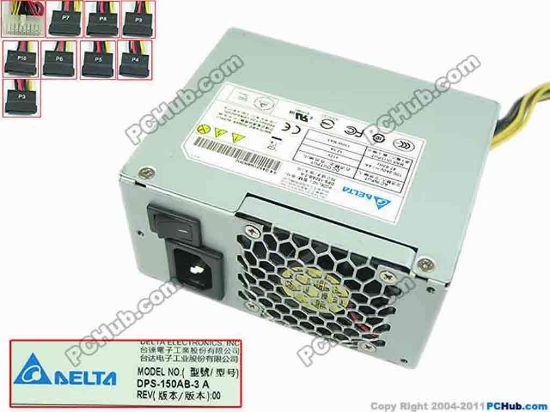 166753 Delta Electronics DPS-150AB-3 Server - Power Supply 150W, DPS-150AB-3 A, ATX Delta Electronics DPS-150AB-3 Server - Power Supply