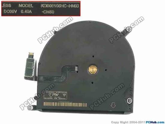 168622 Delta Electronics KDB06105HC Cooling Fan  KDB06105HC, -HM03 Delta Electronics KDB06105HC Cooling Fan  