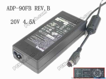 168633 BenQ Common Item (BenQ) AC Adapter- Laptop 20V 4.5A, 4P P1&4-V+, 3-Prong, New BenQ Common Item (BenQ) AC Adapter- Laptop <span style="font-size: 13.33px;">58*Please take note, 3&nbsp;wire AC&nbsp;</span><a shape="rect" href="http://www.pchub.com/uph/category/356/Power-Core.html" style="font-size: 13.33px;"><font color="#810081">power cord</font></a><span style="font-size: 13.33px;">&nbsp;not included.</span>