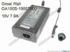 172566 Great Wall GA150S-19007900 AC Adapter- Laptop 19V 7.9A, 7.4Barrel Tip, C14, New Great Wall GA150S-19007900 AC Adapter- Laptop 