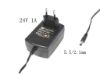 173240 WEEQU WEEQU-2410 AC Adapter 20V & Above 24V 1A, 5.5/2.1mm, EU 2P Plug, New WEEQU WEEQU-2410 AC Adapter 20V & Above
