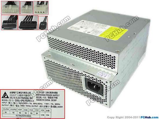 173702 HP Z440 WorkStation Server - Power Supply 525W, DPS-525AB-3 A, 753084-002 HP Z440 WorkStation Server - Power Supply 