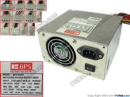 178861 BPS BPS-550SP Server - Power Supply BPS-550SP, 550W BPS BPS-550SP Server - Power Supply 