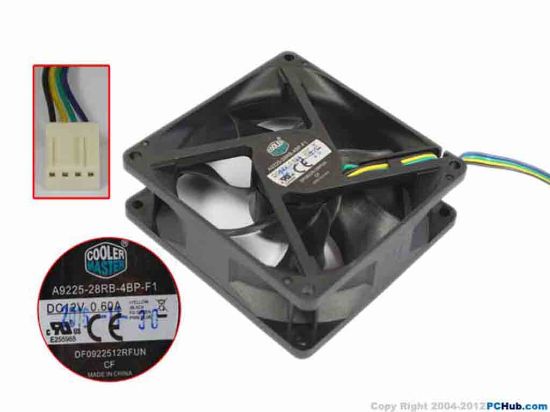 208239 Cooler Master A9225-28RB-4BP-F1 Server-Square Fan A9225-28RB-4BP-F1 Cooler Master A9225-28RB-4BP-F1 Server-Square Fan