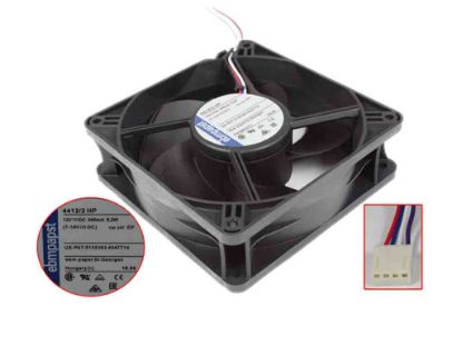 208323 ebm-papst 4412/2 HP Server-Square Fan 4412/2 HP ebm-papst 4412/2 HP Server-Square Fan
