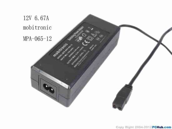 217225 mobitronic MPA-065-12 AC Adapter 5V-12V MPA-065-12 mobitronic MPA-065-12 AC Adapter 5V-12V