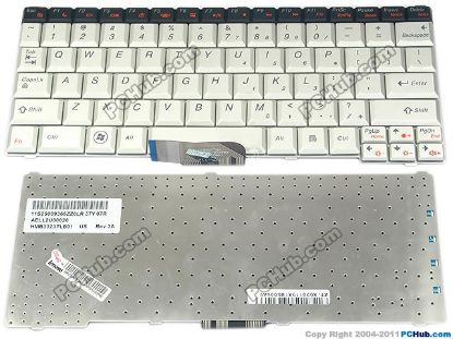 Picture of Lenovo IdeaPad U150 Keyboard US, 15", Silver, New