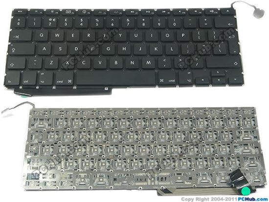 Picture of Apple MacBook Pro 15" Unibody Core-i A1286 (2010-Mid) Keyboard Keyboard, UK Versin