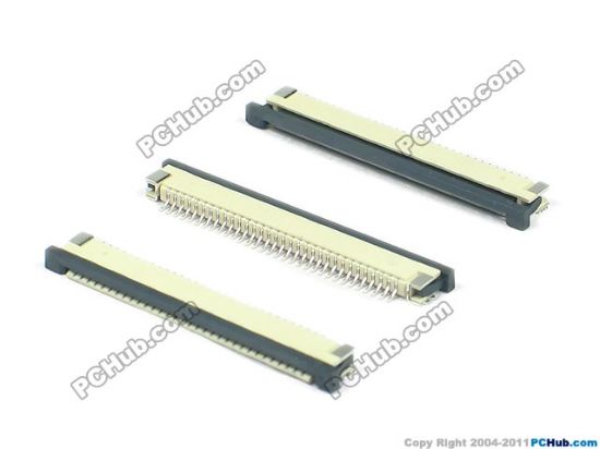 Picture of PCH Component Connector- 1.0mm / 2.5mm Ht 1.0mm Pitch, H=2.5mm, 32-pin, Slider down type