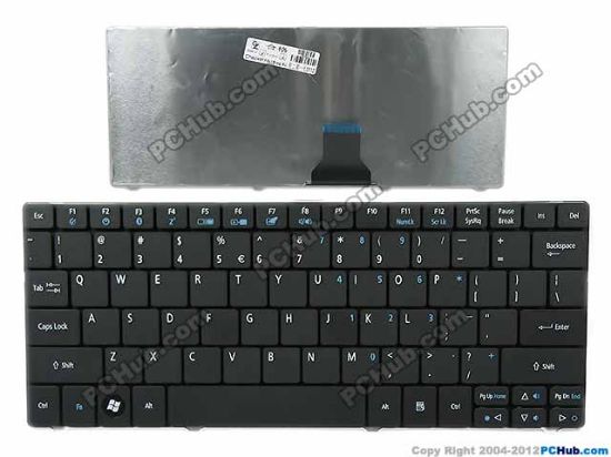 Picture of Acer TravelMate 8172 Series Keyboard US with "€", 15", Black, New