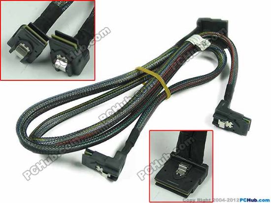 Picture of Dell Server Parts Cable - Various MJCP4,MB to 2.5BP SAS Cable "New"