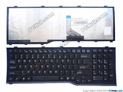 Picture of Fujitsu LifeBook A532 Keyboard CP569151-01,Black, with Fame,"New"