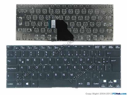 Picture of Sony Vaio SVF14 Series Fit/Fit 14E Keyboard 149237261LA, Black