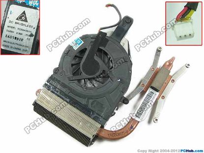 Picture of Gateway M-6750 Cooling Fan  KSB0405HA, -7D93, AVC3DSA1TATA103A20080522C