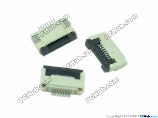 Picture of PCH Component Connector- 0.5mm / 2.0mm Ht 0.5mm Pitch, 8-pin, Flip type