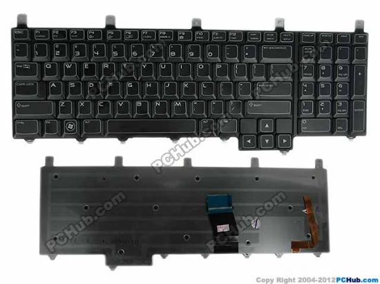 Picture of Dell Alienware M17x R3 Keyboard US with Backlit, JMX7C