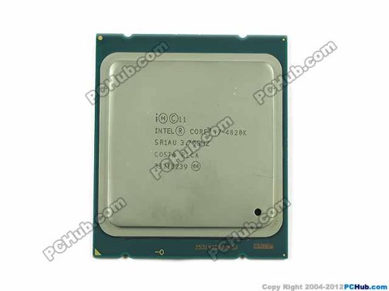 Picture of Intel Core i7-4820K CPU Desktop 22nm, SR1AU (S1), 3.7 GHz, 10 MB, Quad-Core, New