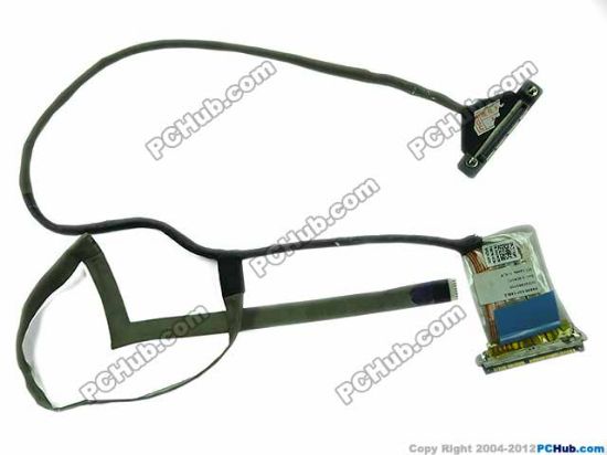 Picture of Dell Alienware M17x R3 LCD Cable (18") P/N:04GWC0 4GWC0, DC02C001F00