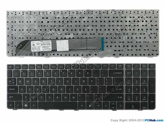 Picture of HP ProBook 4530s Keyboard 646300-001, US with Frame "New"