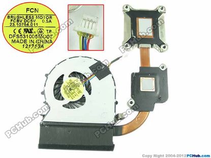Picture of HP ProBook 455 G1 Series Cooling Fan  DFS531005MC0T, FCBV, 23.10754.011