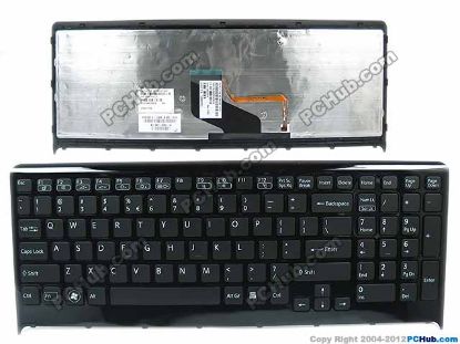 Picture of Sony Vaio VPC-F2 Series Keyboard 045-0001-128_A, 9Z.N6CLF.A01, US, New