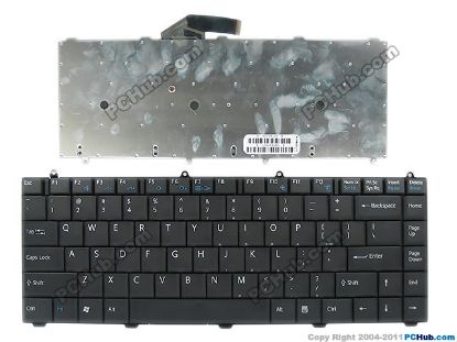 Picture of Sony Vaio VGN-FS Series Keyboard 147937521, US, Black