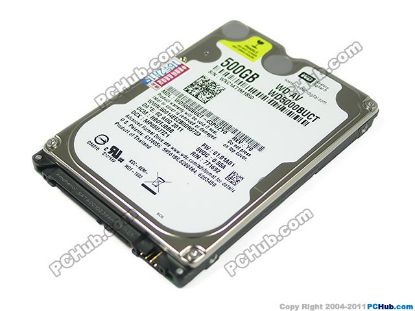 Picture of Western Digital WD5000BUCT HDD 2.5" SATA 320GB-600GB 2.5, SATA2, 500GB, 5400rpm